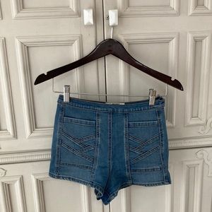 Free People Denim Shorts